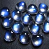 3 mm - 100 Pcs - Trully Gorgeous High Quality Natural Deep Blue Colour - IOLITE - Round Shape Cabochon Trully Very Rare items